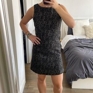 Black mini-dress